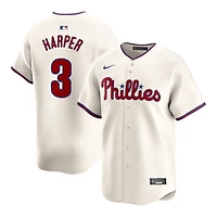 Philadelphia Phillies Bryce Harper Cream Nike Limited Player Jersey