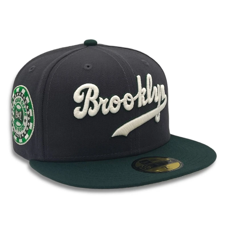 Brooklyn Dodgers Graphite and Green 1942 ASG Patch Stone UV New Era 59FIFTY Fitted Hat