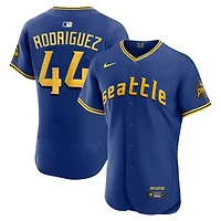 Seattle Mariners Julio Rodriguez Royal Blue City Connect Nike Elite Player Jersey