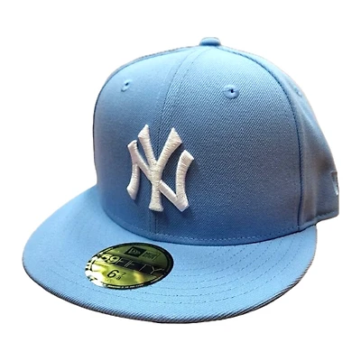 New York Yankees Sky Blue Basic Gray UV Era 59FIFTY Fitted Hat