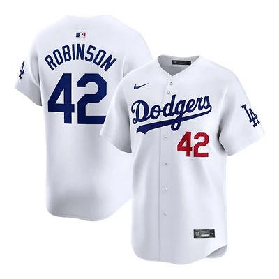Los Angeles Dodgers Jackie Robinson White Nike Home Limited Player Jersey