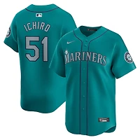 Seattle Mariners Ichiro Aqua Alternate Nike Limited Player Jersey