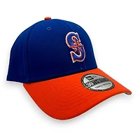 Seattle Mariners BSU Night Royal and Orange Bronco Head Side Patch New Era 39THIRTY Flex Hat