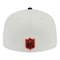 Cincinnati Bengals Chrome and Black SB XXVIII Patch Gray UV Annual Clearance New Era 59FIFTY Fitted Hat