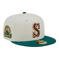 Seattle Mariners Camp 30th Anniversary Patch Gray UV Annual Clearance New Era 59FIFTY Fitted Hat