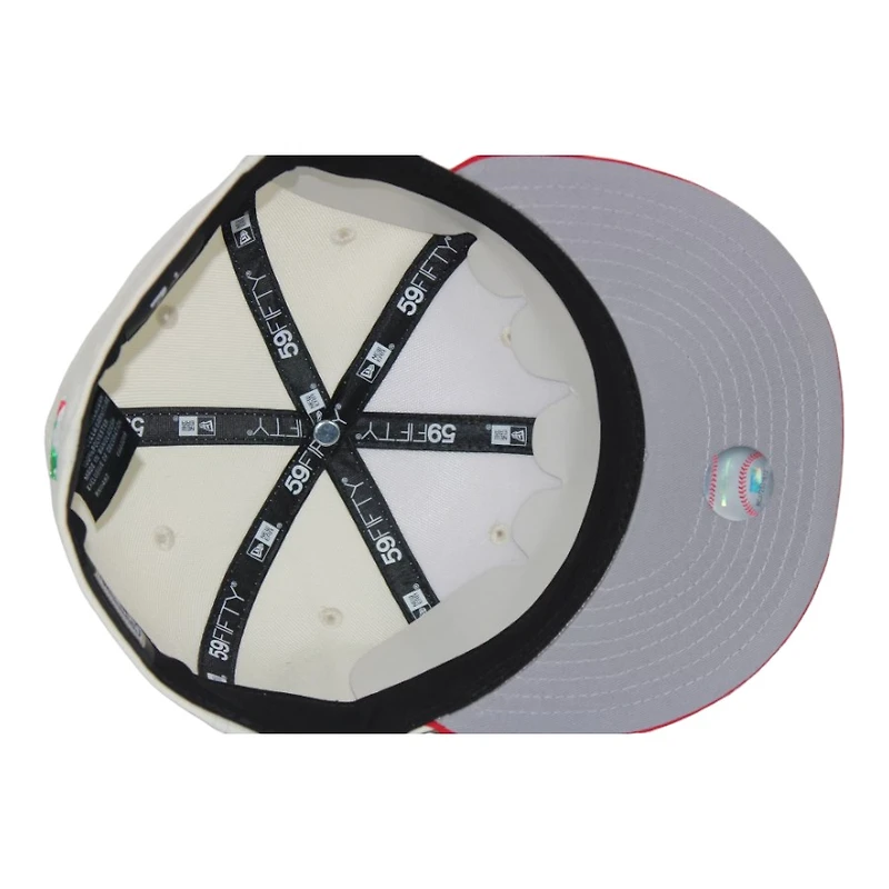 Houston Astros Cream and Red "Graduation Pack" 2017 All Star Game Patch Gray UV New Era 59Fifty Fitted Hat