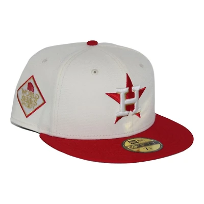 Houston Astros Cream and Red "Graduation Pack" 2017 All Star Game Patch Gray UV New Era 59Fifty Fitted Hat