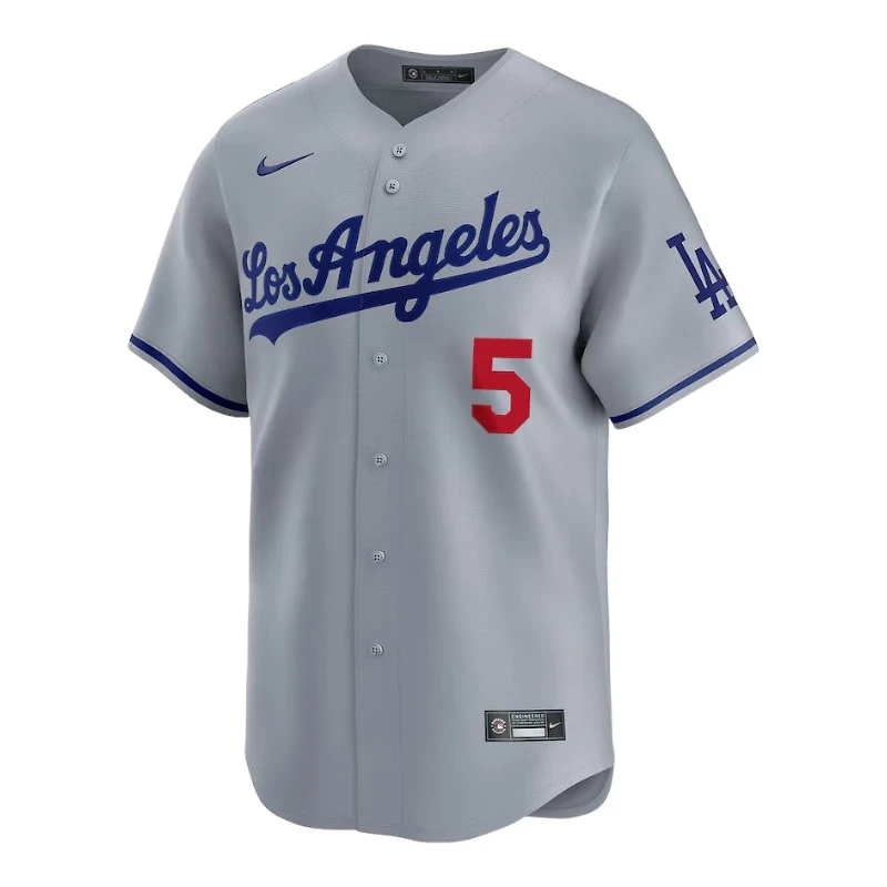 Los Angeles Dodgers Freddie Freeman Gray Away Nike Limited Player Jersey