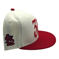St. Louis Cardinals 314 Front Logo Chrome and Red STL Patch Red UV New Era 9FIFTY Snapback Hat