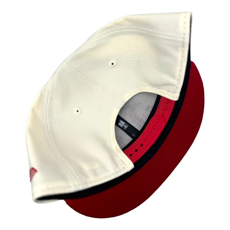 St. Louis Cardinals 314 Front Logo Chrome and Red STL Patch Red UV New Era 9FIFTY Snapback Hat