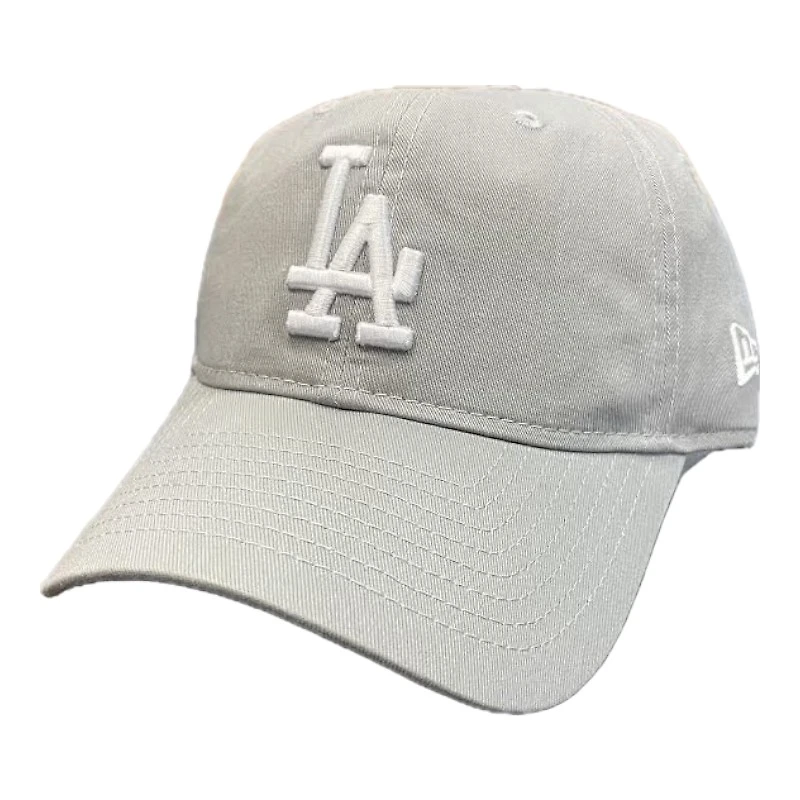 Los Angeles Dodgers Light Gray Basic Core Classic New Era 9TWENTY Adjustable Hat
