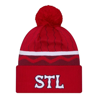 St. Louis Cardinals City Connect New Era Pom Knit Beanie