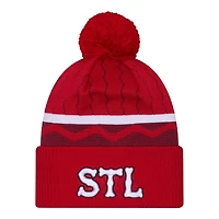 St. Louis Cardinals City Connect New Era Pom Knit Beanie