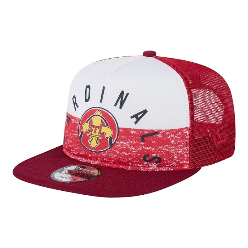 St. Louis Cardinals Red City Connect Mesh Back New Era 9FIFTY A-Frame Snapback Hat