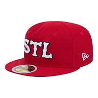 Kids St. Louis Cardinals Red City Connect New Era 59FIFTY Fitted Hat