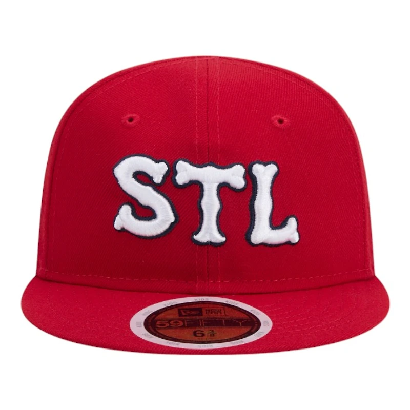 Kids St. Louis Cardinals Red City Connect New Era 59FIFTY Fitted Hat
