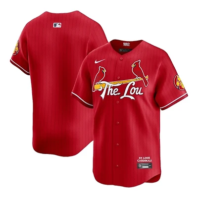 St. Louis Cardinals Red Blank City Connect Nike Limited Jersey