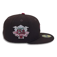 Cincinnati Reds Burnt Wood 150th Anni Patch Red UV 59FIFTY Fitted Hat