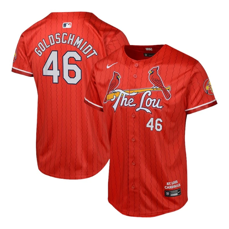 Youth St. Louis Cardinals Paul Goldschmidt Red Nike City Connect Limited Player Jersey