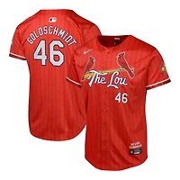 Youth St. Louis Cardinals Paul Goldschmidt Red Nike City Connect Limited Player Jersey