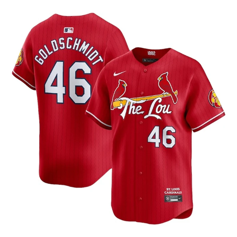 St. Louis Cardinals Paul Goldschmidt Red City Connect Nike Limited Jersey
