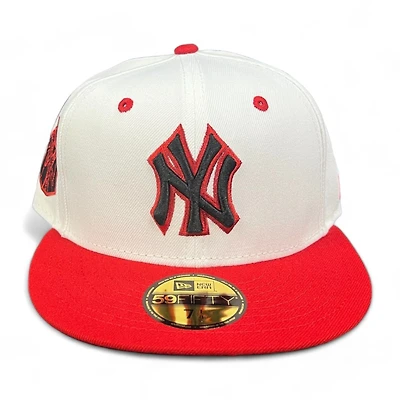 New York Yankees Chrome and Red 1951 WS Patch Maroon UV 59FIFTY Fitted Hat