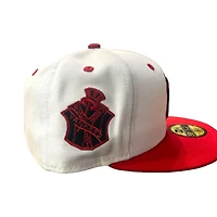 New York Yankees Chrome and Red 1951 WS Patch Maroon UV 59FIFTY Fitted Hat