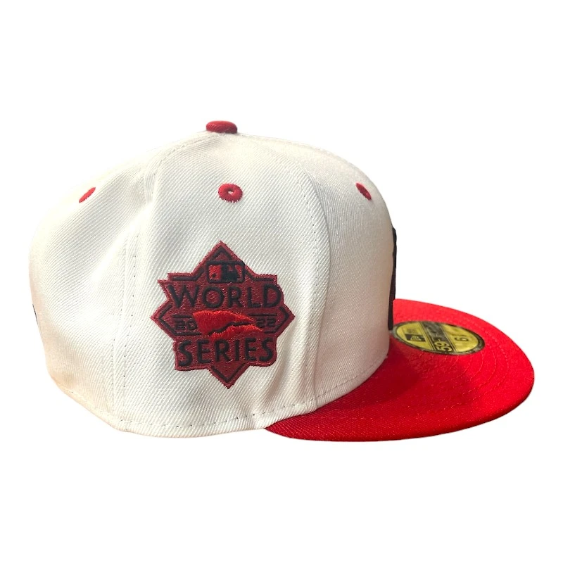 Houston Astros Chrome and Red 2022 WS Patch Maroon UV 59FIFTY Fitted Hat