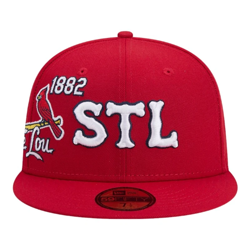 St. Louis Cardinals Red City Connect Icon New Era 59FIFTY Fitted Hat
