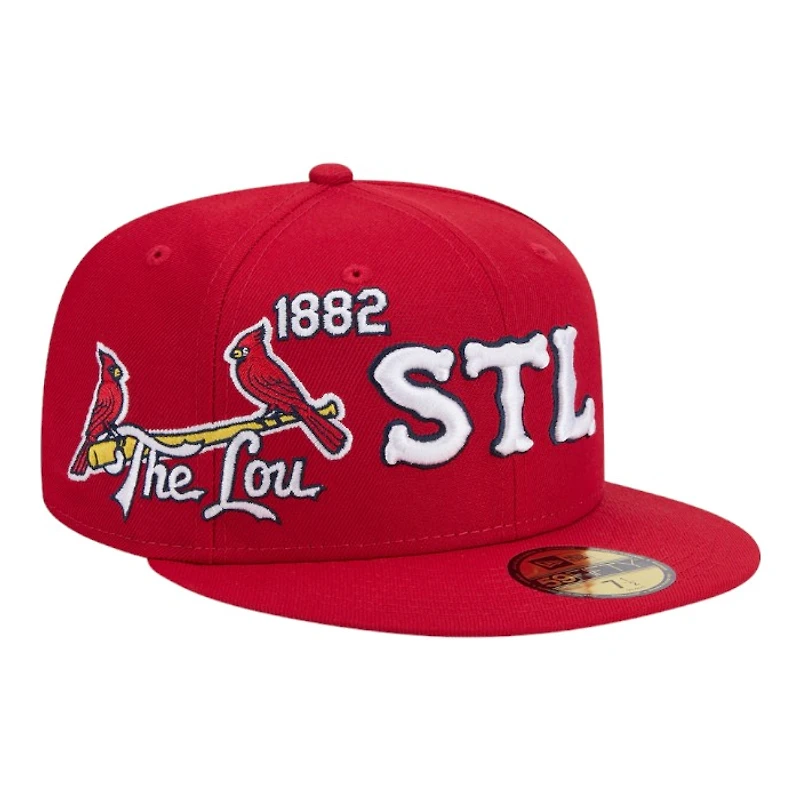 St. Louis Cardinals Red City Connect Icon New Era 59FIFTY Fitted Hat