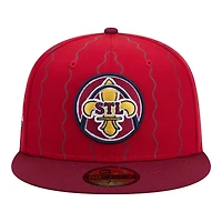 St. Louis Cardinals Red City Connect Alternate New Era 59FIFTY Fitted Hat