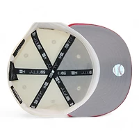 Chicago White Sox Cream and Red "BrimAdictz Creator Gang Pack" 2005 World Series Patch Gray UV New Era 59Fifty Fitted Hat
