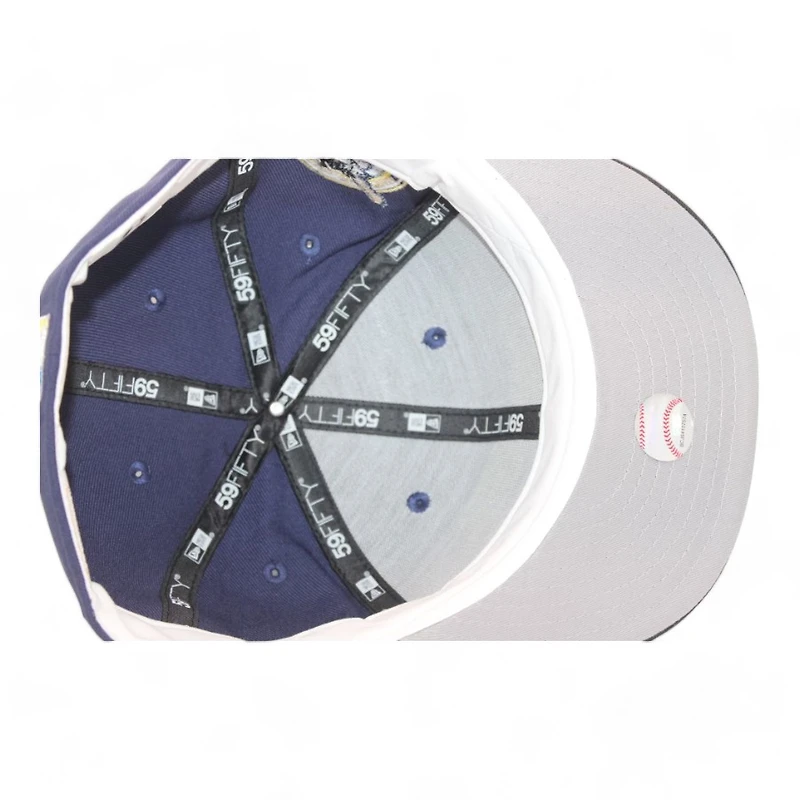 San Diego Padres Blue and Black "Valley Creator Gang Pack" 40th Anniversary Patch Gray UV New Era 59Fifty Fitted Hat