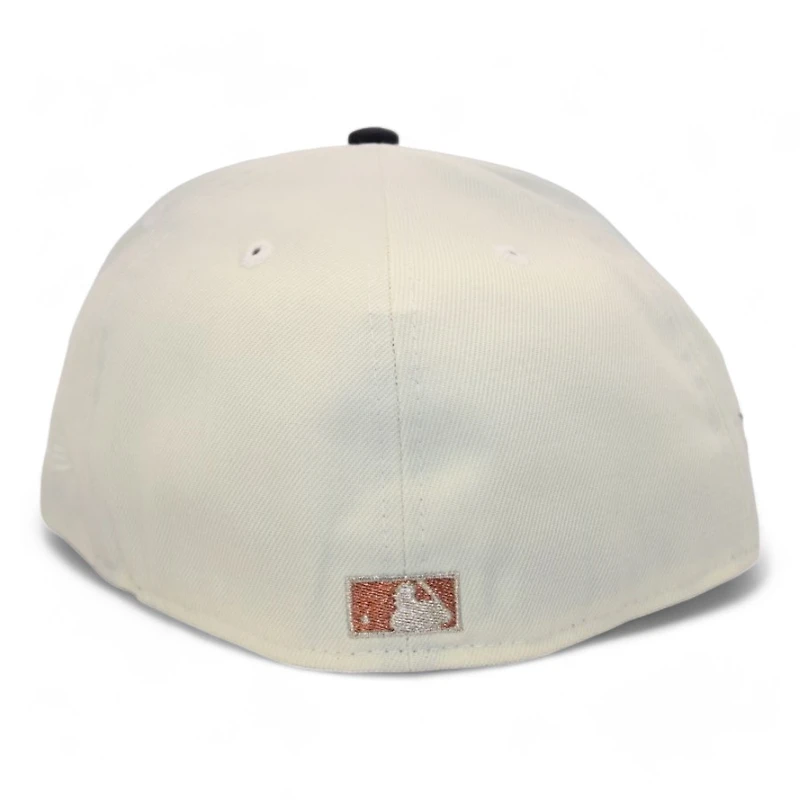 Cincinatti Reds Cream and Navy "80West Creator Gang Pack" 150th Anniversary Patch Gray UV New Era 59Fifty Fitted Hat