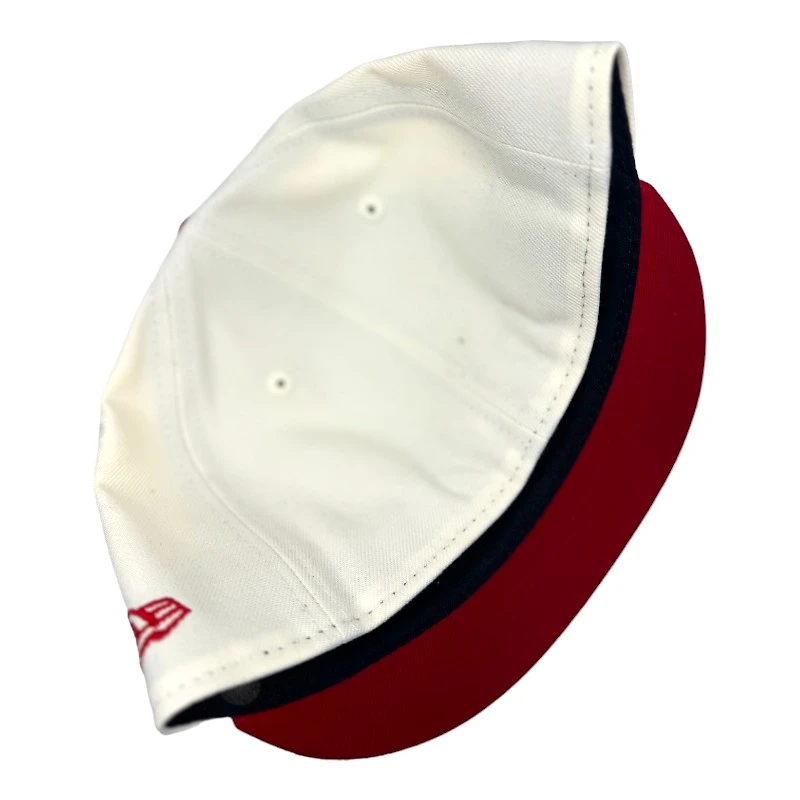St. Louis Cardinals Cream Red Two Tone 314 Custom Logo UV New Era 59FIFTY Fitted Hat