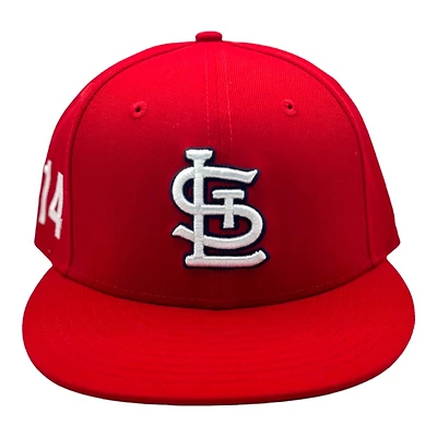 St. Louis Cardinals Classic Red 314 Custom Side Patch UV New Era 59FIFTY Fitted Hat