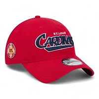 St. Louis Cardinals Red Script New Era 9TWENTY Adjustable Hat