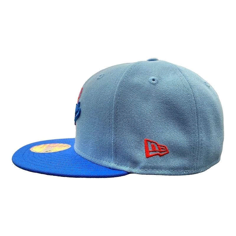 Los Angeles Dodgers Blue Two Tone "Ice Cold" 40th Anniversary Patch Red UV 59FIFTY Fitted Hat
