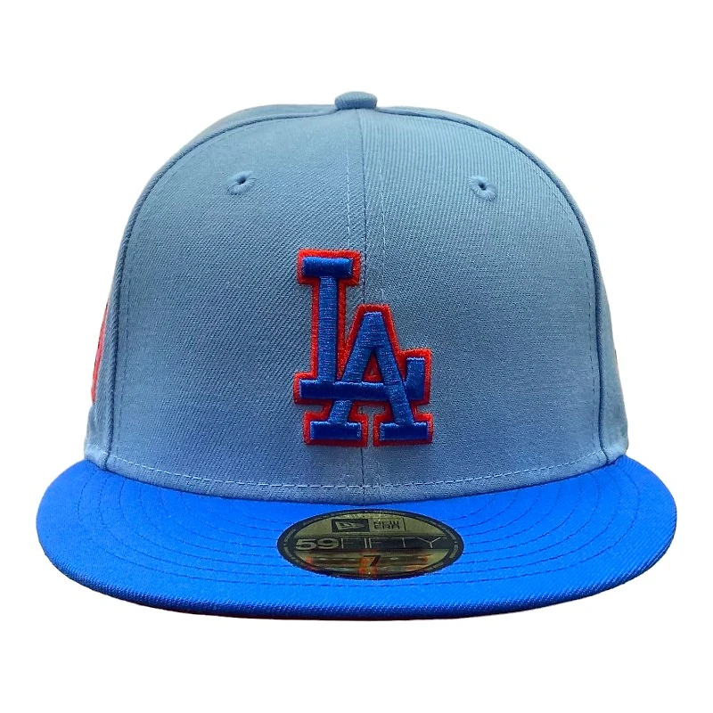 Los Angeles Dodgers Blue Two Tone "Ice Cold" 2020 WS Patch Red UV 59FIFTY Fitted Hat