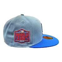 Los Angeles Dodgers Blue Two Tone "Ice Cold" 2020 WS Patch Red UV 59FIFTY Fitted Hat