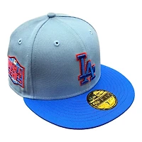 Los Angeles Dodgers Blue Two Tone "Ice Cold" 2020 WS Patch Red UV 59FIFTY Fitted Hat