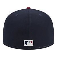 Cleveland Guardians White and Red City Connect New Era 59FIFTY Fitted Hat