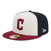 Cleveland Guardians White and Red City Connect New Era 59FIFTY Fitted Hat