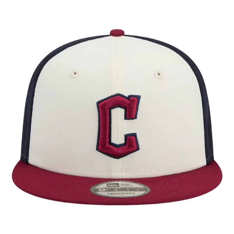 Cleveland Guardians White City Connect New Era 9FIFTY Snapback Hat