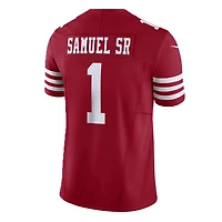 San Francisco 49ers Deebo Samuel Sr Nike Vapor F.U.S.E Limited Red Jersey