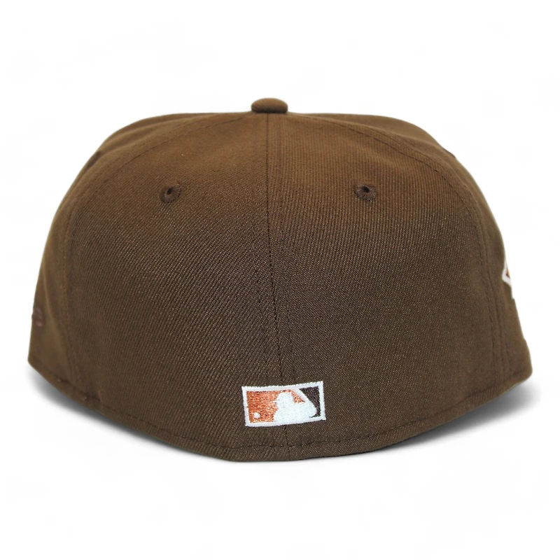 New York Yankees Brown "DPM Stock Pack" 1999 World Series Patch Gray UV Era 59Fifty Fitted Hat