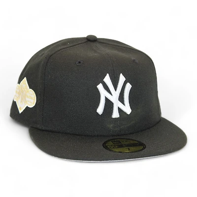 New York Yankees Black "DPM Stock Pack" 1958 World Series Patch Gray UV Era 59Fifty Fitted Hat