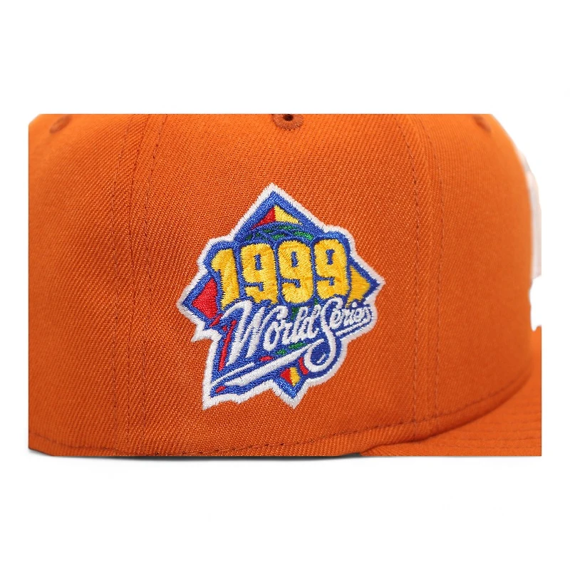 New York Yankees Burnt Orange "DPM Stock Pack" 1999 World Series Patch Gray UV Era 59Fifty Fitted Hat