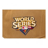 New York Yankees Wheat "DPM Stock Pack" 2009 World Series Patch Gray UV Era 59Fifty Fitted Hat