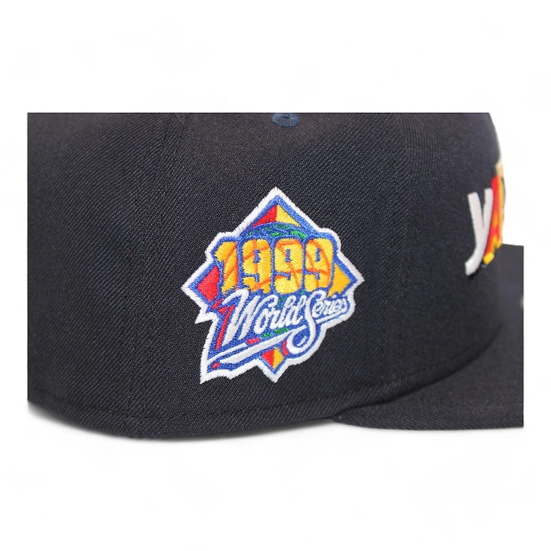 New York Yankees Navy "DPM Stock Pack" 1999 World Series Patch Gray UV Era 59Fifty Fitted Hat
